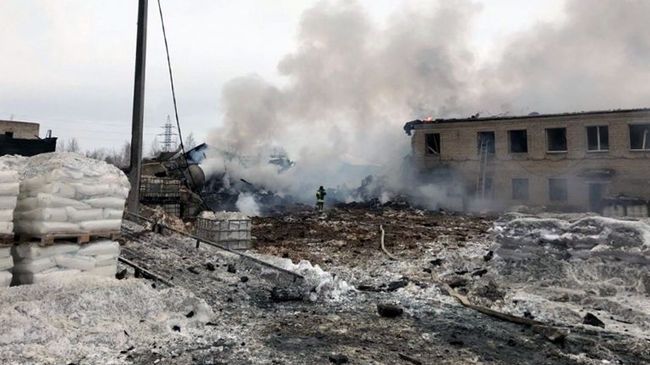 Взрыв на химзаводе в Кингисеппе Взрыв на химзаводе в Кингисеппе