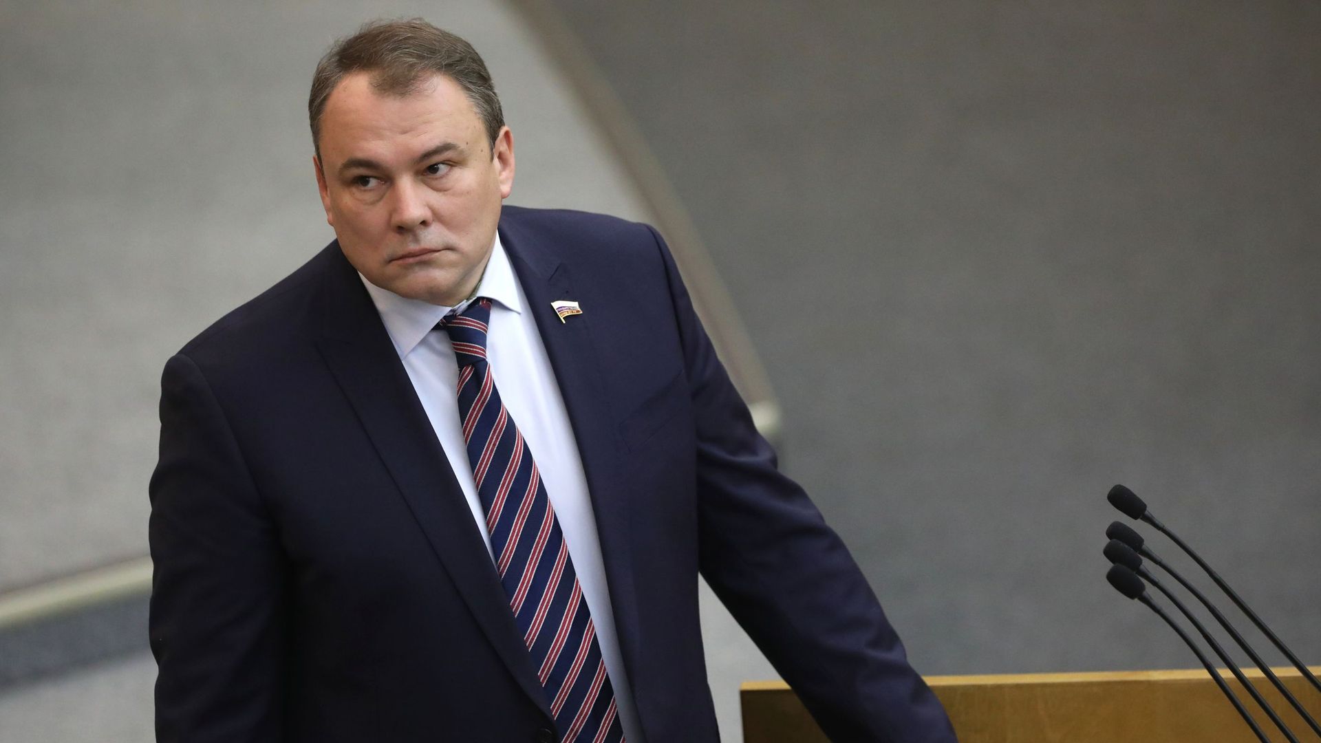 Заместитель председателя Государственной Думы РФ Петр Толстой на пленарном заседании Государственной Думы РФ. 17 января 2019 Заместитель председателя Государственной Думы РФ Петр Толстой на пленарном заседании Государственной Думы РФ. 17 января 2019 - РИА Новости, 1920, 21.05.2021
