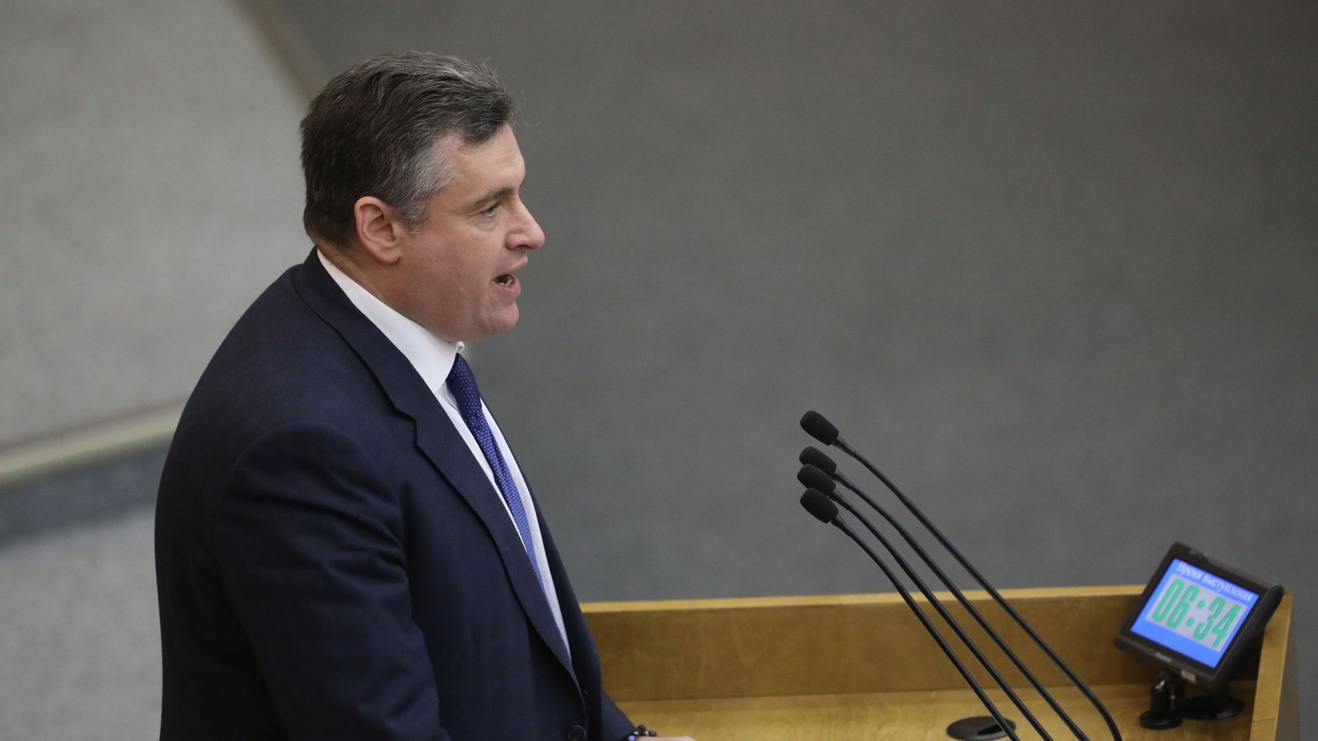 Председатель комитета Государственной Думы РФ по международным делам Леонид Слуцкий на пленарном заседании Государственной Думы РФ. 17 января 2019 Председатель комитета Государственной Думы РФ по международным делам Леонид Слуцкий на пленарном заседании Государственной Думы РФ. 17 января 2019 - РИА Новости, 1920, 26.01.2021