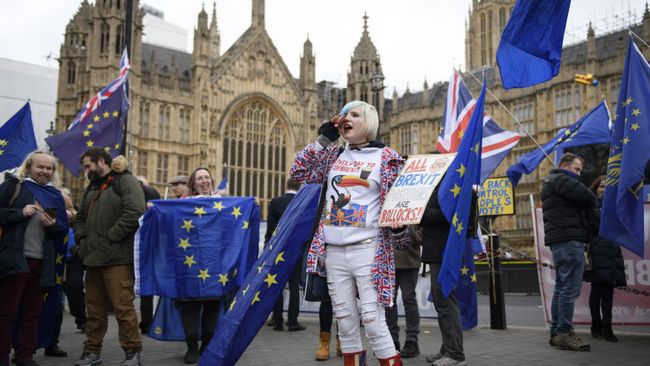 Акция против Brexit в Лондоне Акция против Brexit в Лондоне