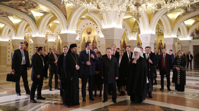 Официальный визит президента РФ В. Путина в Сербию Официальный визит президента РФ В. Путина в Сербию