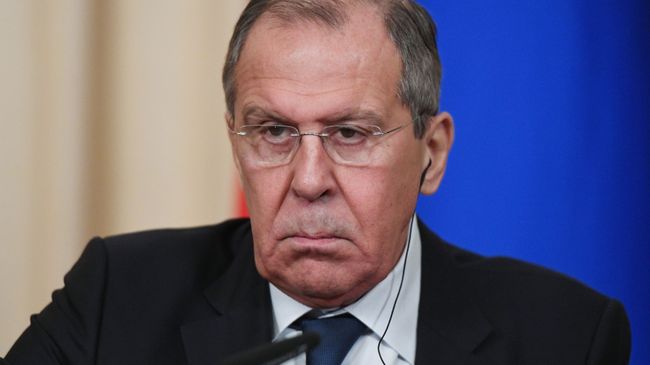 Министр иностранных дел РФ Сергей Лавров на пресс-конференции по итогам встречи с министром иностранных дел ФРГ Хайко Маасом Министр иностранных дел РФ Сергей Лавров на пресс-конференции по итогам встречи с министром иностранных дел ФРГ Хайко Маасом
