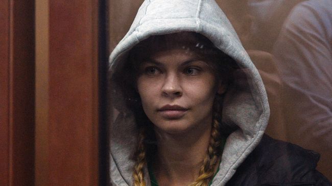 Анастасия Вашукевич (Настя Рыбка) на заседании Нагатинского суда. 19 января 2019