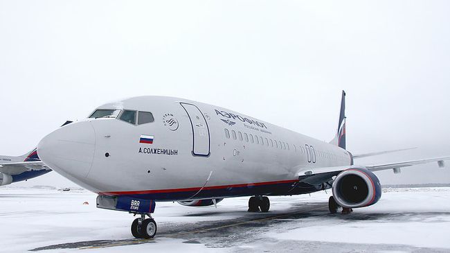 Самолет Boeing 737 авиакомпании Аэрофлот