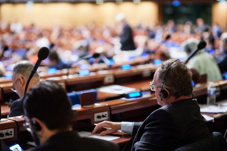Заседание Парламентской Ассамблеи Совета Европы