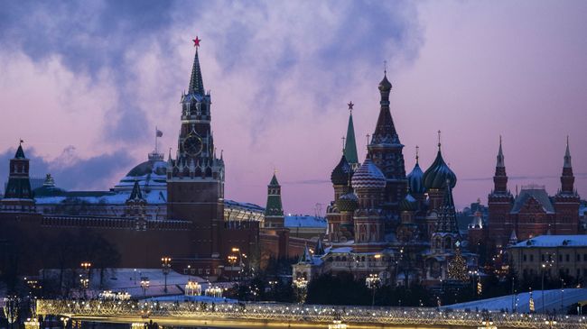 Вид на Московский Кремль