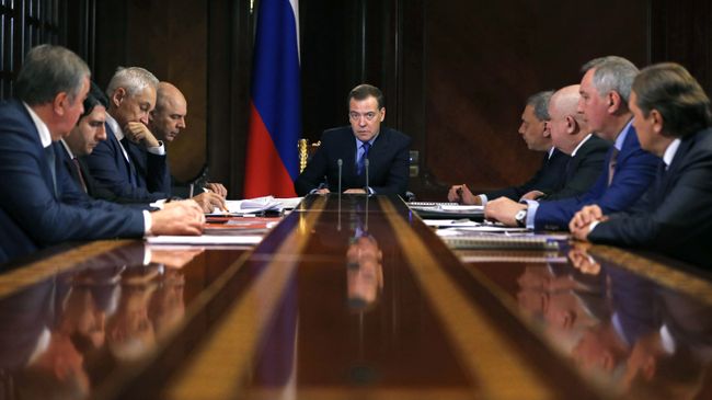 Председатель правительства России Дмитрий Медведев проводит совещание по вопросу развития Роскосмоса. 23 января 2019 Председатель правительства России Дмитрий Медведев проводит совещание по вопросу развития Роскосмоса. 23 января 2019