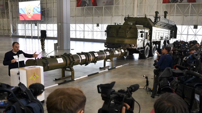 Демонстрация ракеты 9М729 для военных атташе Демонстрация ракеты 9М729 для военных атташе