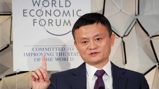 Основателель Alibaba Джек Ма на полях Всемирного экономического форума в Давосе, Швейцария. 23 января 2019 Основателель Alibaba Джек Ма на полях Всемирного экономического форума в Давосе, Швейцария. 23 января 2019