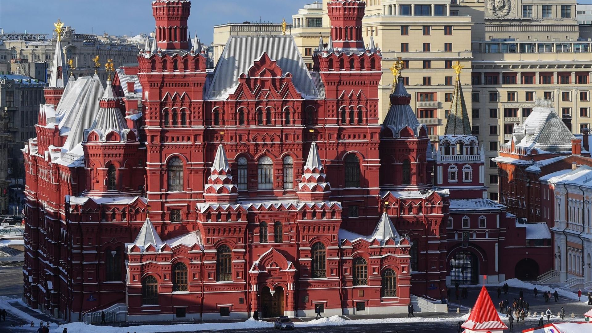 Здание Государственного исторического музея в Москве Здание Государственного исторического музея в Москве - РИА Новости, 1920, 26.12.2024