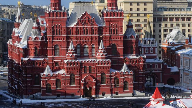 Здание Государственного исторического музея в Москве 