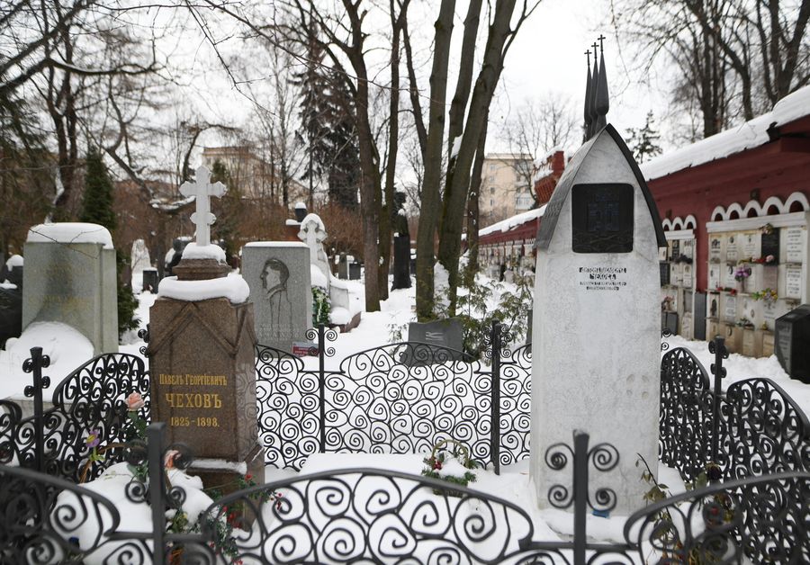 Могила А.П. Чехова на Новодевичьем кладбище Могила А.П. Чехова на Новодевичьем кладбище