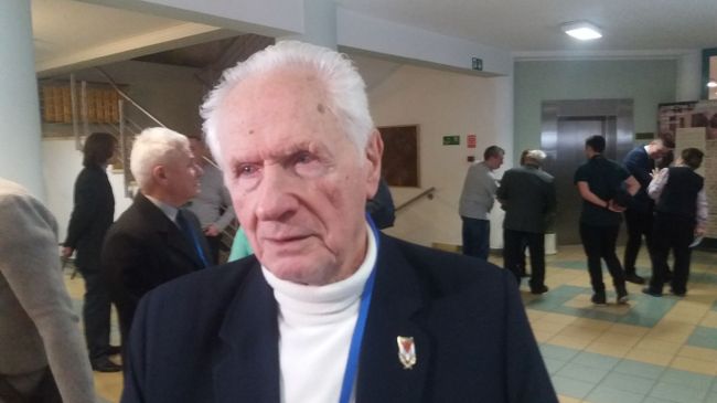 Бывший узник нацистского концентрационного лагеря Аушвиц-Биркенау Станислав Залевский Бывший узник нацистского концентрационного лагеря Аушвиц-Биркенау Станислав Залевский