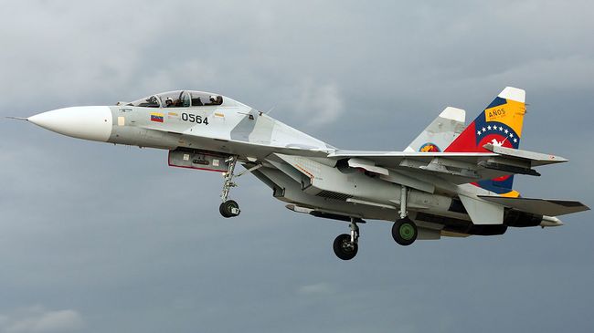 Истребитель Су-30МК2V Военно-воздушных сил Венесуэлы Истребитель Су-30МК2V Военно-воздушных сил Венесуэлы