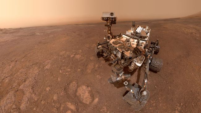 Селфи марсохода Curiosity