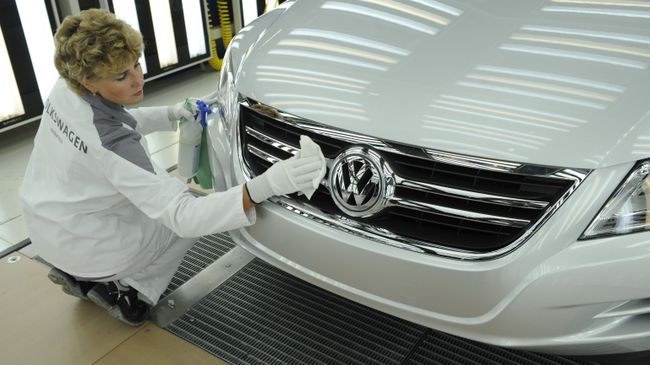 Завод Volkswagen Group Rus в Калуге