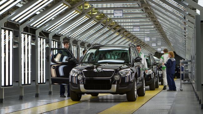 Сборка автомобилей Skoda Yeti на Горьковском автозаводе Сборка автомобилей Skoda Yeti на Горьковском автозаводе