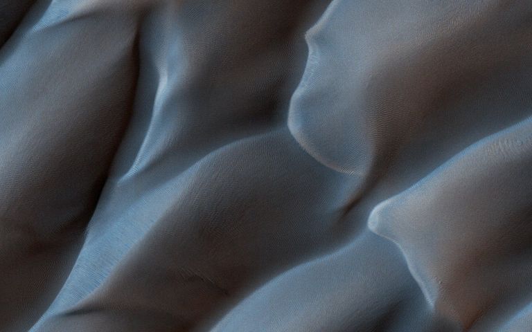 Песчаные дюны на Марсе Песчаные дюны на Марсе