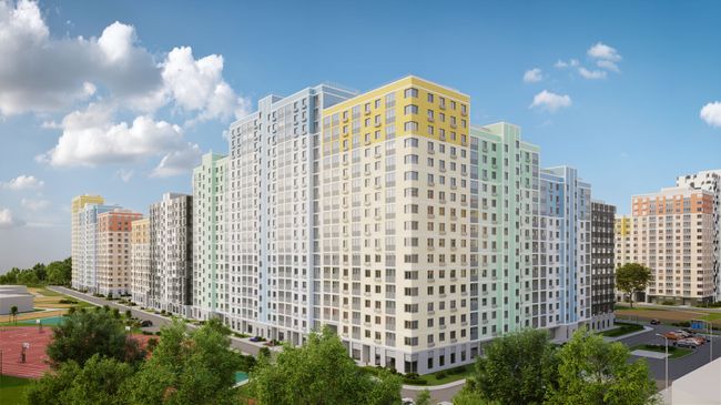 Жилой комплекс Лучи ЛСР на западе Москвы