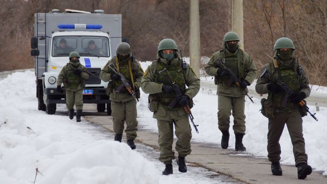 Военнослужащие ЛНР Военнослужащие ЛНР