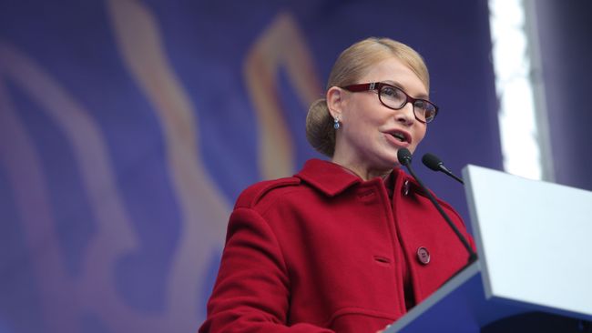 Лидер партии Батькивщина Юлия Тимошенко Лидер партии Батькивщина Юлия Тимошенко