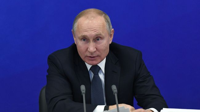 Президент РФ Владимир Путин проводит расширенное заседание президиума Государственного совета РФ. 12 февраля 2019 Президент РФ Владимир Путин проводит расширенное заседание президиума Государственного совета РФ. 12 февраля 2019