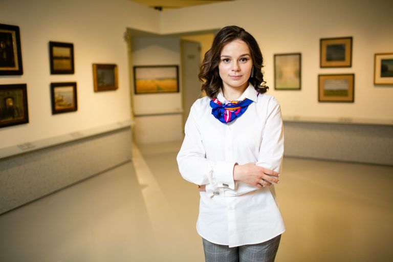 Директор Музея русского импрессионизма Юлия Петрова