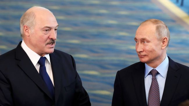 Президент РФ Владимир Путин и президент Белоруссии Александр Лукашенко Президент РФ Владимир Путин и президент Белоруссии Александр Лукашенко
