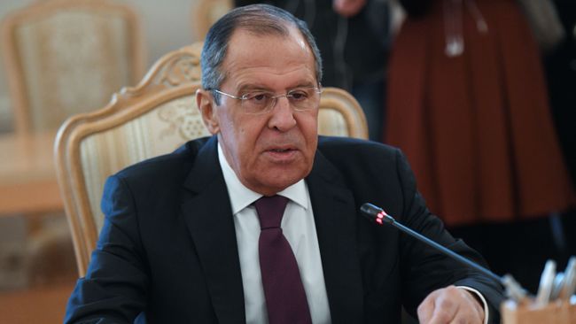 Министр иностранных дел России Сергей Лавров Министр иностранных дел России Сергей Лавров