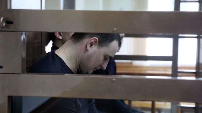 Моряк Василий Сорока в Московском городском суде Моряк Василий Сорока в Московском городском суде