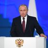 Президент РФ Владимир Путин выступает с ежегодным посланием Федеральному Собранию. 20 февраля 2019