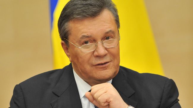 Отстраненный от должности президента Украины Виктор Янукович