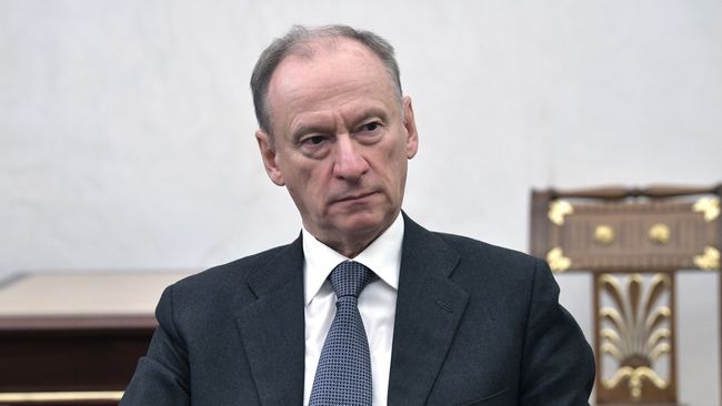 Секретарь Совета безопасности РФ Николай Патрушев перед началом совещания президента РФ Владимира Путина с постоянными членами Совета безопасности РФ. 22 февраля 2019