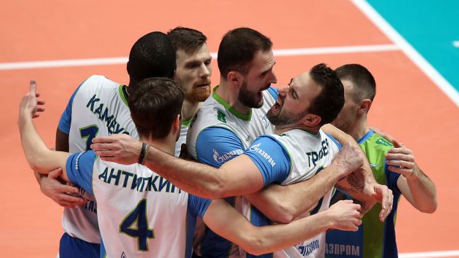 Волейболисты санкт-петербургского Зенита