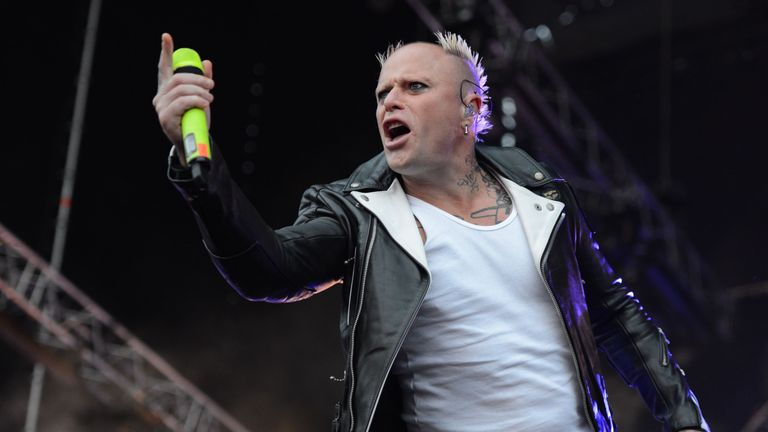 Лидер британской группы The Prodigy Кит Флинт Лидер британской группы The Prodigy Кит Флинт