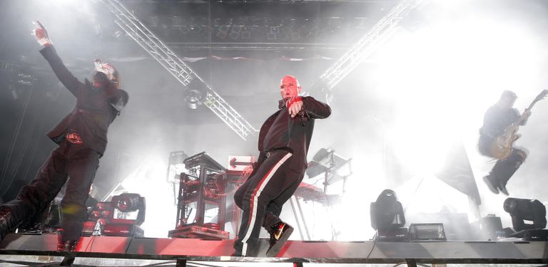 Выступление британской группы The Prodigy Выступление британской группы The Prodigy