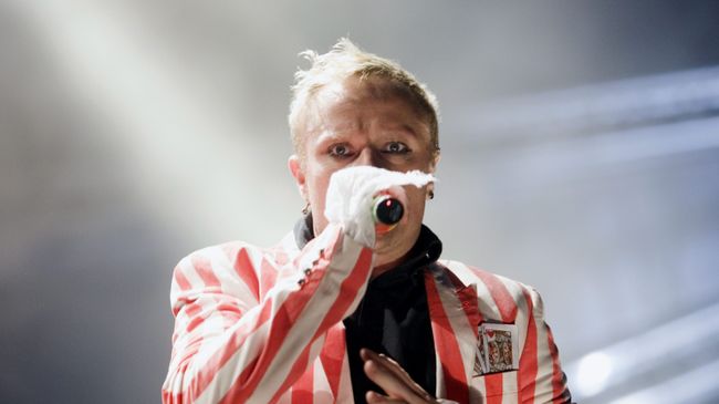 Вокалист британской группы Prodigy Кит Флинт Вокалист британской группы Prodigy Кит Флинт