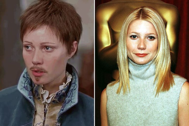 Гвинет Пэлтроу в фильме Влюбленный Шекспир (1998) и в жизни Гвинет Пэлтроу в фильме Влюбленный Шекспир (1998) и в жизни