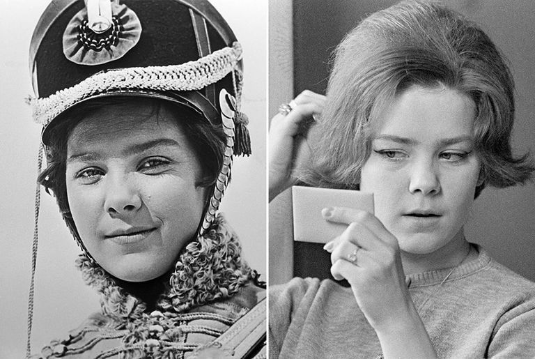 Лариса Голубкина в фильме Гусарская баллада (1962) и в жизни Лариса Голубкина в фильме Гусарская баллада (1962) и в жизни