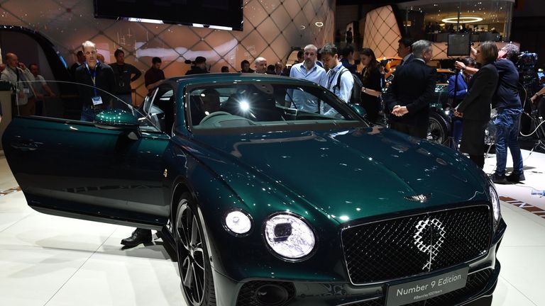 Купе Bentley Continental GT Number 9 на Международном Женевском автосалоне 2019 Купе Bentley Continental GT Number 9 на Международном Женевском автосалоне 2019