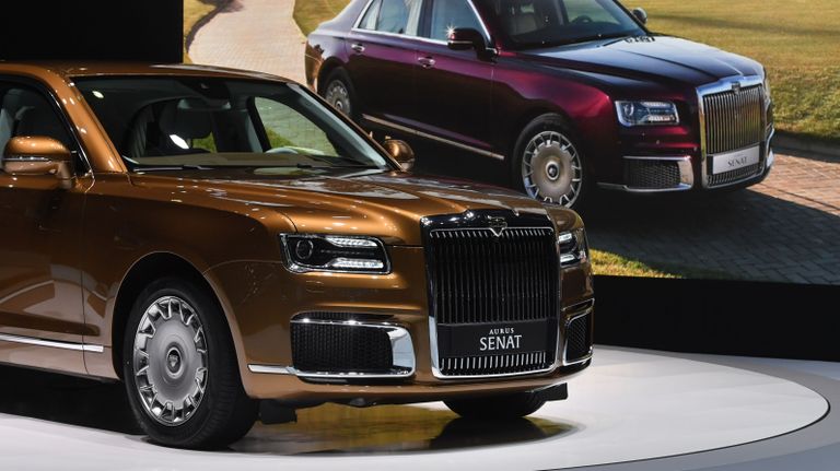 Презентации автомобиля Aurus на Женевском автосалоне Презентации автомобиля Aurus на Женевском автосалоне