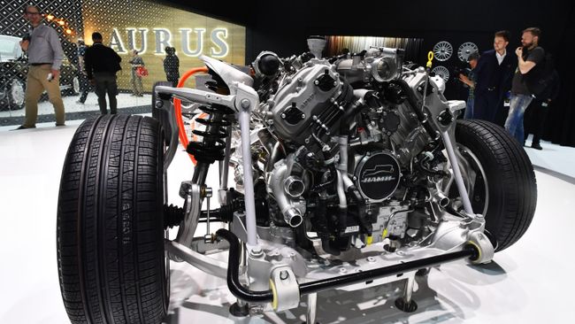 Ходовая система автомобиля Aurus на Международном Женевском автосалоне Ходовая система автомобиля Aurus на Международном Женевском автосалоне