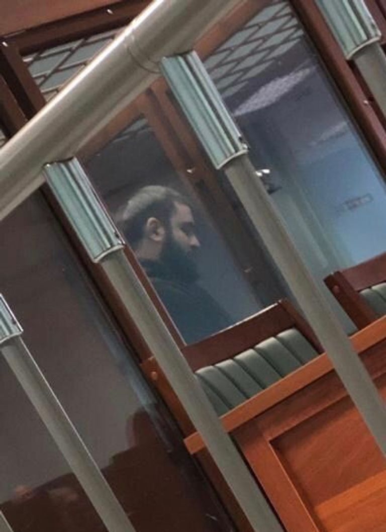 Мендик Кокоев в зале суда Мендик Кокоев в зале суда