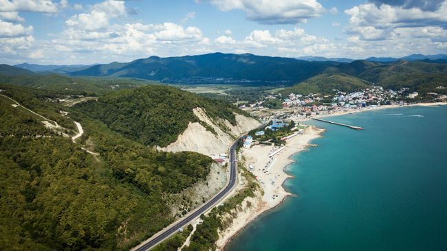 Участок автомобильной дороги Джубга - Сочи Участок автомобильной дороги Джубга - Сочи