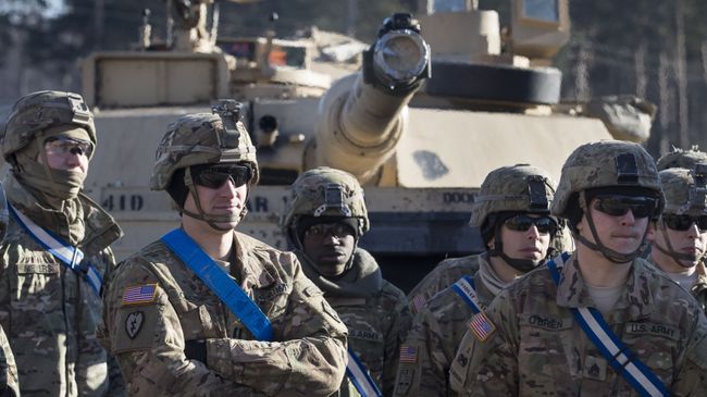 Солдаты армии США в Литве
