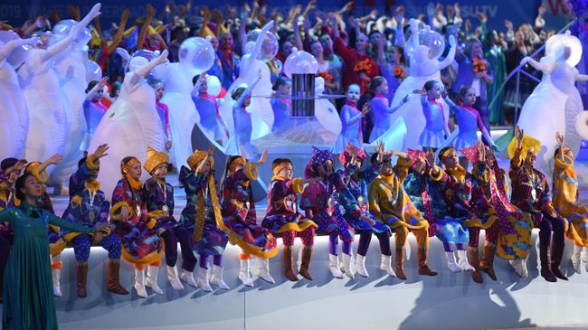 Церемония закрытия XXIX Всемирной зимней Универсиады 2019