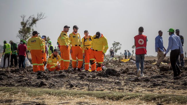 Место крушения пассажирского самолета Boeing 737 Max 8 авиакомпании Ethiopian Airlines в Эфиопии. 12 марта 2019 Место крушения пассажирского самолета Boeing 737 Max 8 авиакомпании Ethiopian Airlines в Эфиопии. 12 марта 2019