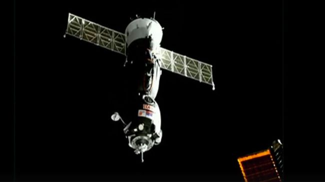 Стыковка пилотируемого корабля Союз МС-12 с МКС. 15 марта 2019 Стыковка пилотируемого корабля Союз МС-12 с МКС. 15 марта 2019