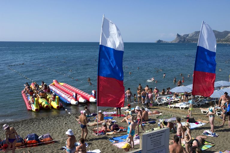 На пляже в Судаке На пляже в Судаке