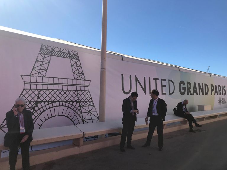 Стенд Большого Парижа на выставке MIPIM 2019 в Каннах